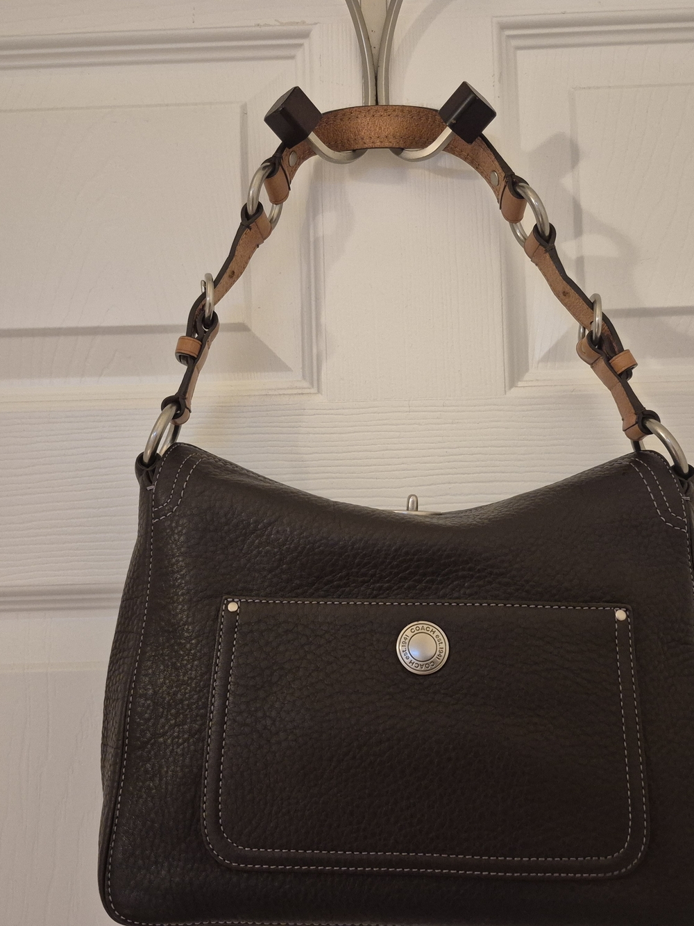 Vintage Coach Chelsea Turn Lock  Hobo